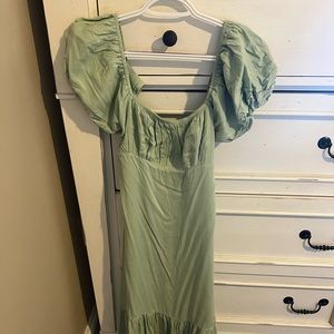 Petal and pup sage green dress. Size 2 new condition